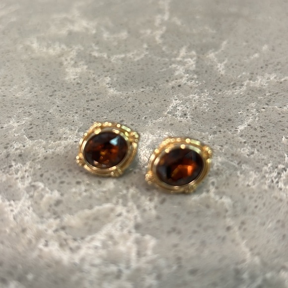 Vintage Avon Studded Earrings, Two Sets - Picture 3 of 6